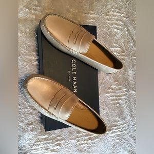 Cole Haan Tan Leather Loafers